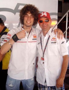 Kevin Schwantz a Marco Simoncelli