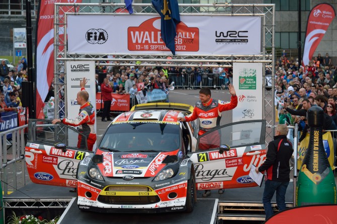 Wales Rally GB 2012 Podium