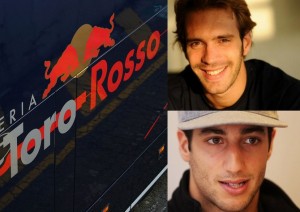 Tým Toro Rosso se svými zbraněmi Vergne a Ricciardo!