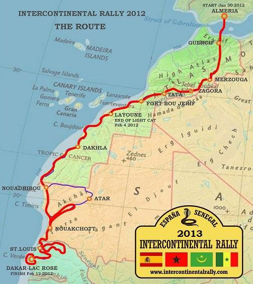 Intercontinental rally